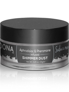 System JO: Dona, Aphrodisiac & Pheromone, Shimmer Dust, Silver, 15 g