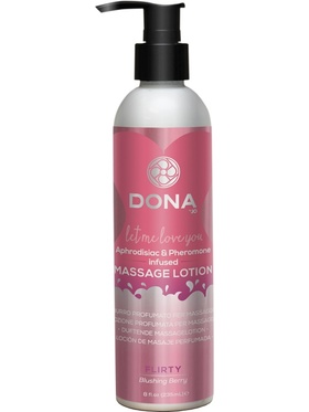 System JO: Dona, Massage Lotion, Flirty, Blushing Berry, 235 ml