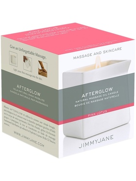 Jimmyjane: Afterglow, Massage Candle, Pink Lotus