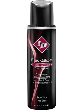 ID Lubricants: Backslide, Anal Formula, Silicone Lube, 130 ml