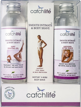 Catchlife: Smooth Intimate & Body Shave, 2x75 ml