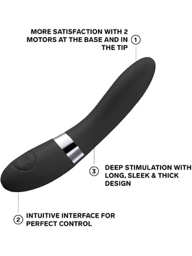 LELO: Elise 2, Dual-Powered Massager, svart