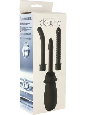 SevenCreations: Anal Douche Kit, svart