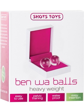 Shots Toys: Ben Wa Balls, Heavy Weight, glas