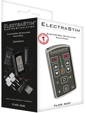 ElectraStim: Flick Duo, Electro-Sex Stimulator Multi-Pack