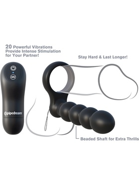 Pipedream C-Ringz: Remote Control Double Penetrator