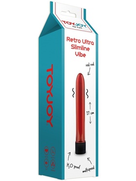 Toy Joy: Retro Ultra Slimline Vibe, röd