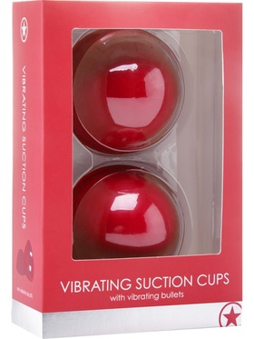 Ouch!: Vibrating Suction Cup, röd