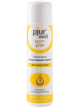 Pjur Med: Soft Glide, Natural Jojoba, Silikonbaserat Glidmedel, 100 ml