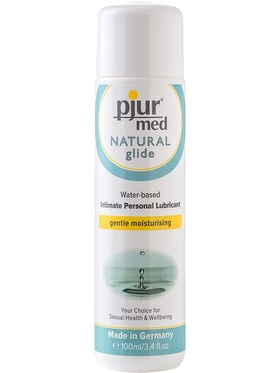 Pjur Med: Natural Glide, Vattebaserat Glidmedel, 100 ml