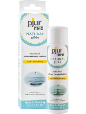 Pjur Med: Natural Glide, Vattebaserat Glidmedel, 100 ml