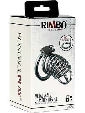 Rimba: Metal Chastity Device with Padlock