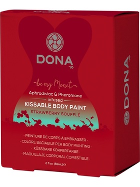 System JO: Dona, Kissable Body Paint, Strawberry Soufflé, 59 ml