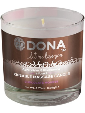 System JO: Dona, Kissable Massage Candle, Chocolate Mousse