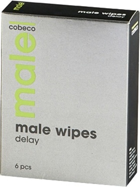 Cobeco: Male Wipes, Delay, 6-pack
