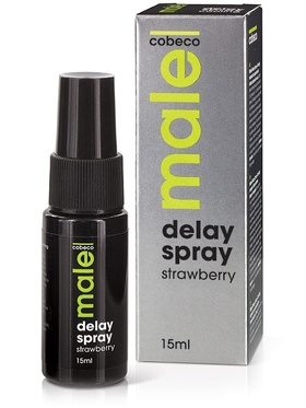 Cobeco: Male, Delay Spray, Strawberry, 15 ml