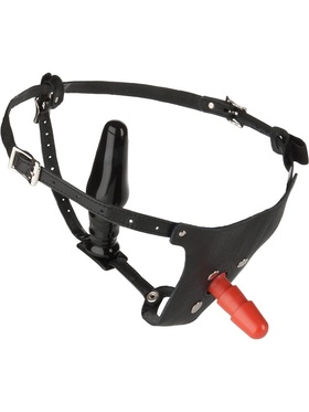 Doc Johnson: Vac-U-Lock, Leather Ultra Harness for Men