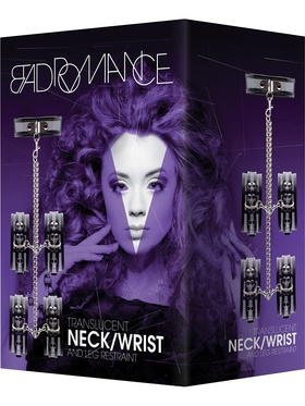 Bad Romance: Translucent Neck/Wrist and Leg Restraint, svart