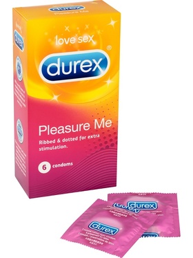 Durex Pleasure Me: Kondomer, 6-pack