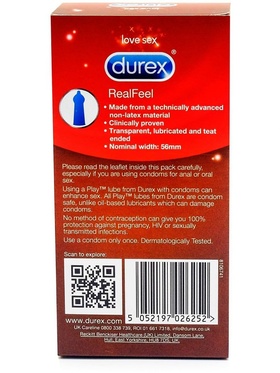 Durex Real Feel: Kondomer, 12-pack