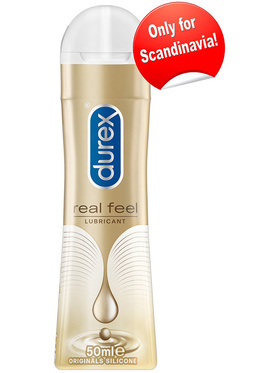 Durex Play: Real Feel, Silikonbaserat Glidmedel, 50 ml