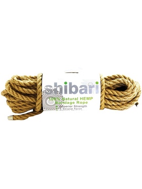 Shibari: 100% Natural Hemp Bondage Rope, 10m