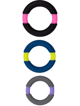 Nanma: All Night Stand, Penis Ring Set, 3-pack