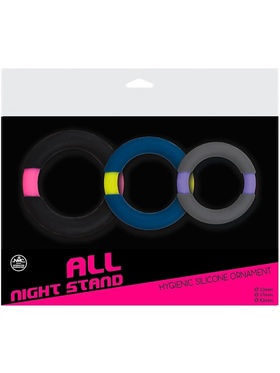 Nanma: All Night Stand, Penis Ring Set, 3-pack