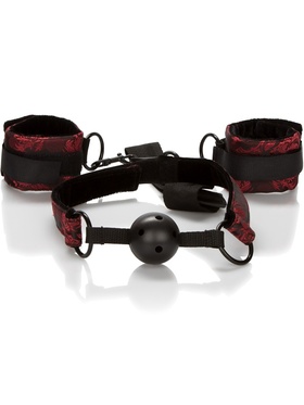 California Exotic: Scandal, Breathable Ball Gag with Cuffs