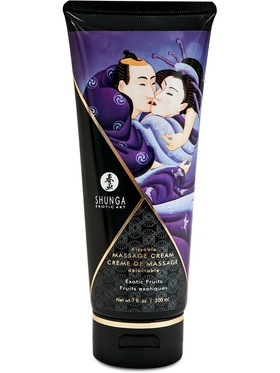 Shunga: Massage Cream, Exotic Fruits, 200 ml