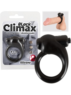 You2Toys: Black Climax, Cock Ring with 7 Vibration Modes