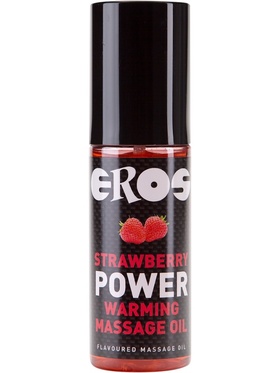 Eros Strawberry: Power Warming Massage Oil, 100 ml