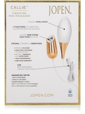 Jopen: Callie, Vibrating Mini Massager