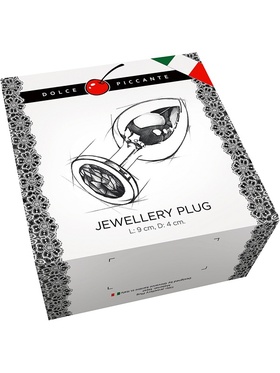 Dolce Piccante: Jewellery Plug, Diamond, silver, large