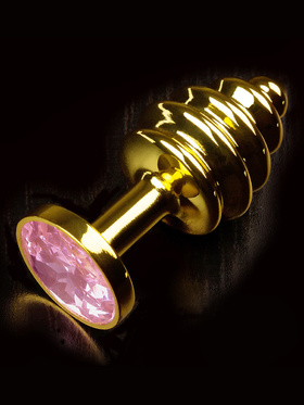 Dolce Piccante: Jewellery Plug, Ribbed Diamond, guld