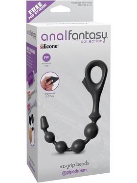 Pipedream Anal Fantasy: EZ-Grip Beads, svart