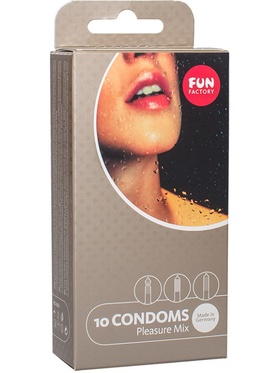 Fun Factory: Pleasure Mix, Kondomer, 10-pack