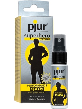 Pjur Superhero Strong: Fördröjningsspray, 20 ml