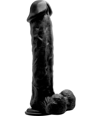 RealRock: Realistic Cock, 29.5 cm, svart