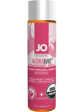System JO: Organic Naturalove, Strawberry Lubricant, 120 ml