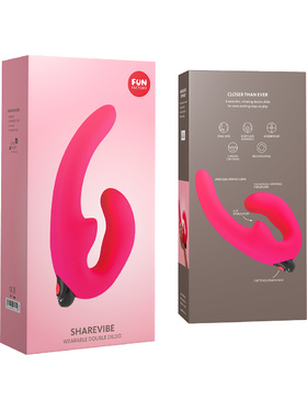 Fun Factory: ShareVibe, Wearable Double Dildo, rosa