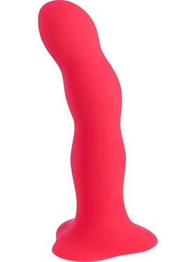 Fun Factory: Bouncer Rumbling Dildo, 18 cm, röd