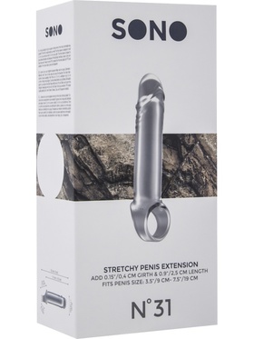 Sono: Stretchy Penis Extension No. 31, transparent