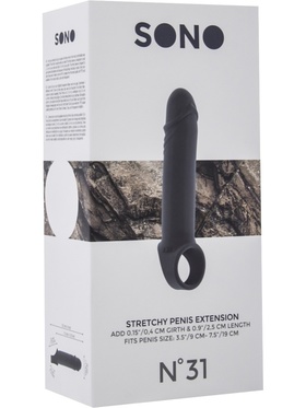 Sono: Stretchy Penis Extension No. 31, grå