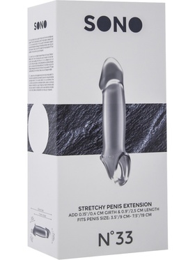 Sono: Stretchy Penis Extension No. 33, transparent