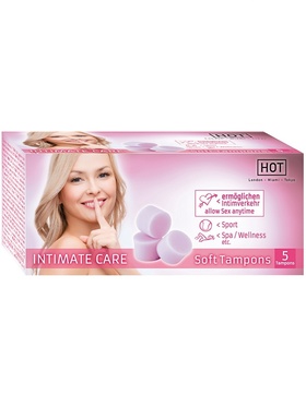 Hot: Intimate Care, Soft Tampons, 5-pack