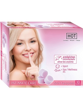 Hot: Intimate Care, Soft Tampons, 10-pack