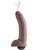 King Cock: Squirting Cock with Balls, 23 cm, mörk