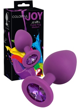 You2Toys: Colorful Joy, Jewel Plug, lila, medium