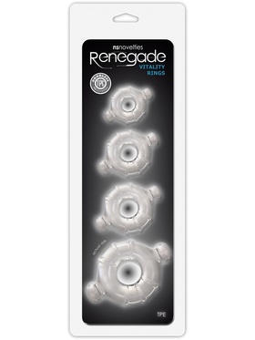 NSNovelties: Renegade, Vitality Rings, transparent